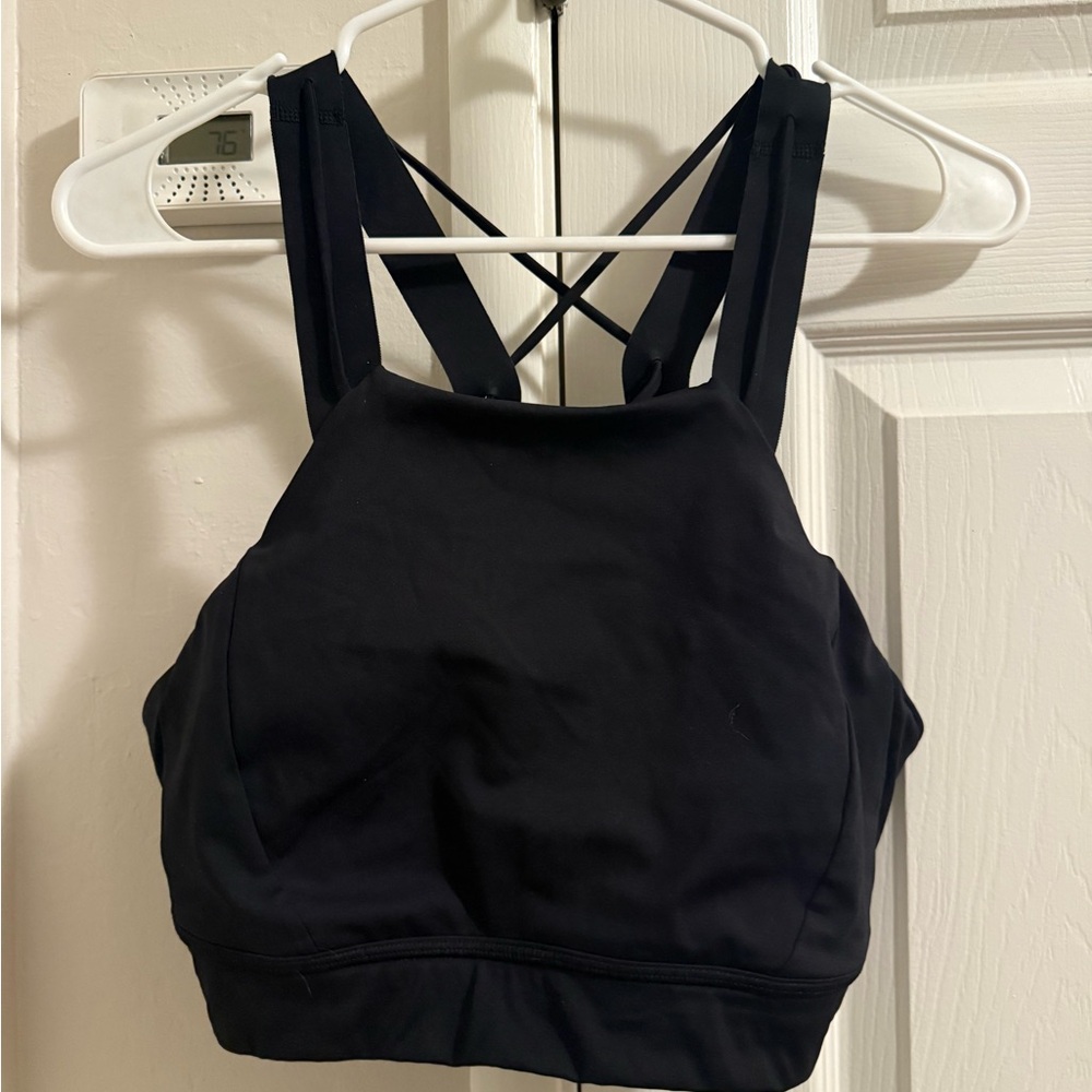 Lululemon Women's Black Strappy Sports Bra